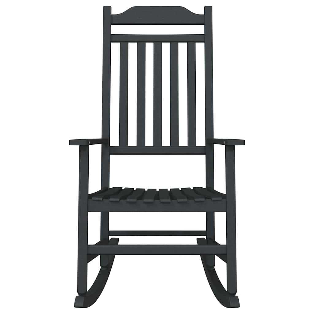 Gyngestol Sort 65 x 84 x 114 cm Polyethylen