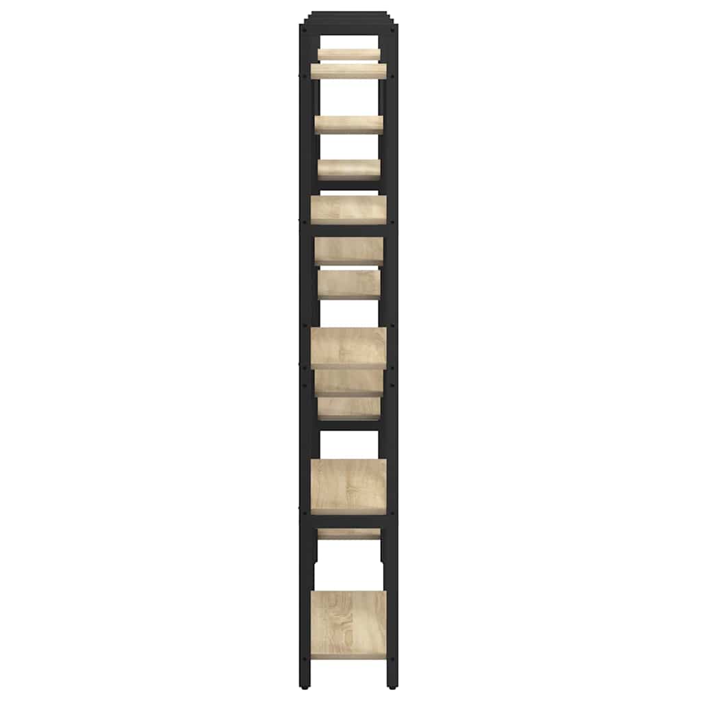 Bogreol Sonoma-eg 156 x 25 x 167.5 cm Konstrueret træ