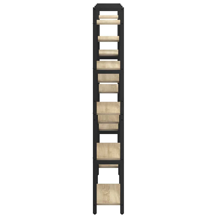 Bogreol Sonoma-eg 156 x 25 x 167.5 cm Konstrueret træ