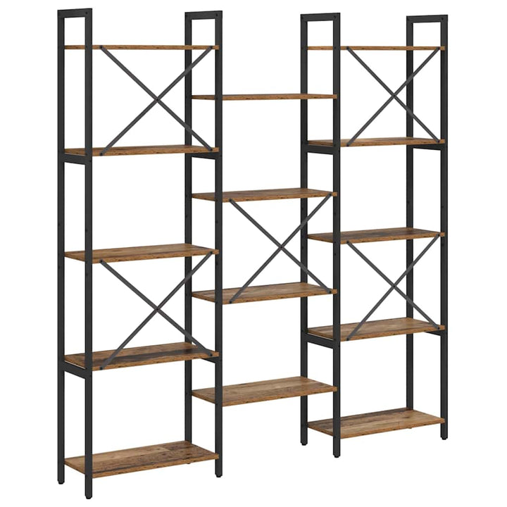 Bogreol Gammelt træ 156 x 25 x 167.5 cm Konstrueret træ
