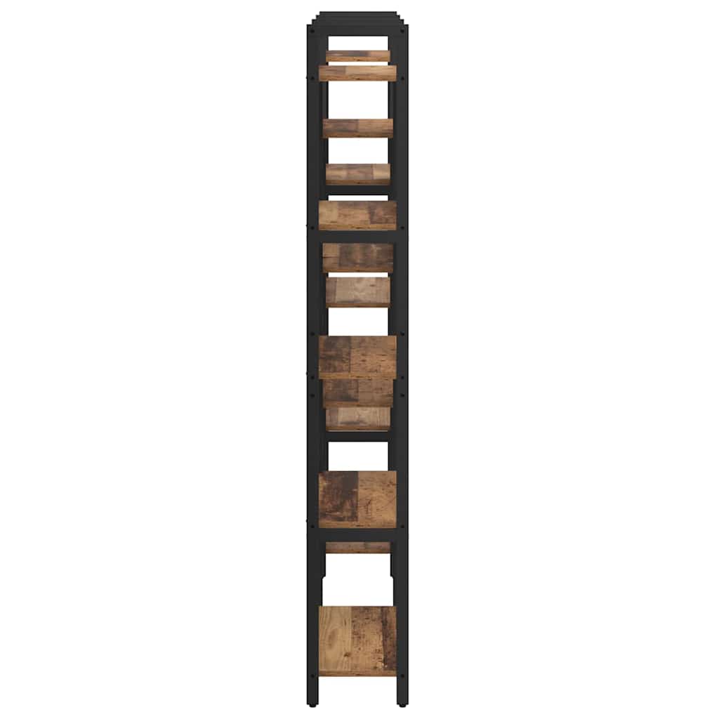 Bogreol Gammelt træ 156 x 25 x 167.5 cm Konstrueret træ