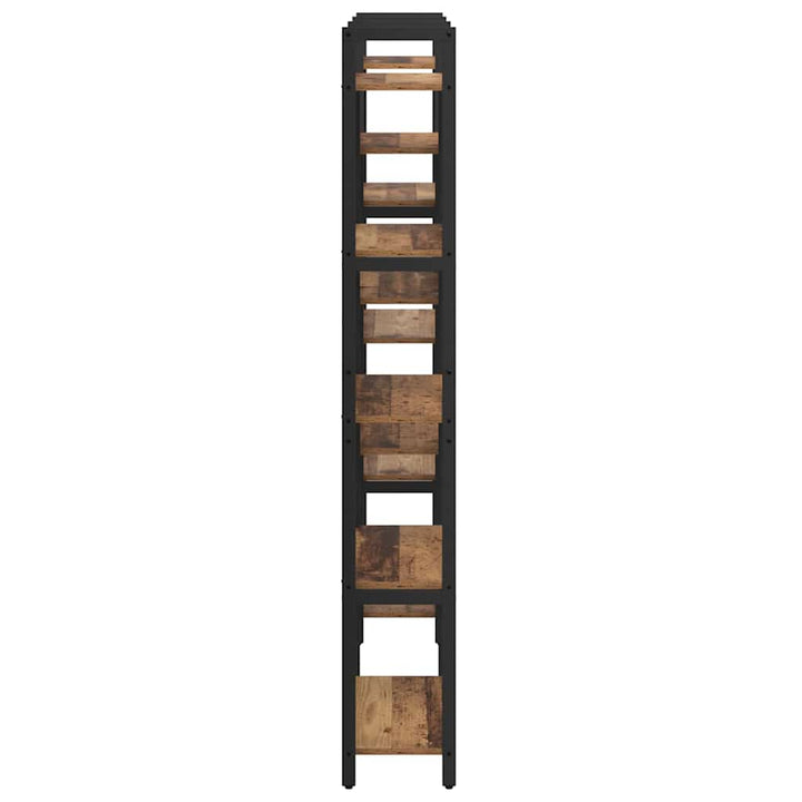 Bogreol Gammelt træ 156 x 25 x 167.5 cm Konstrueret træ