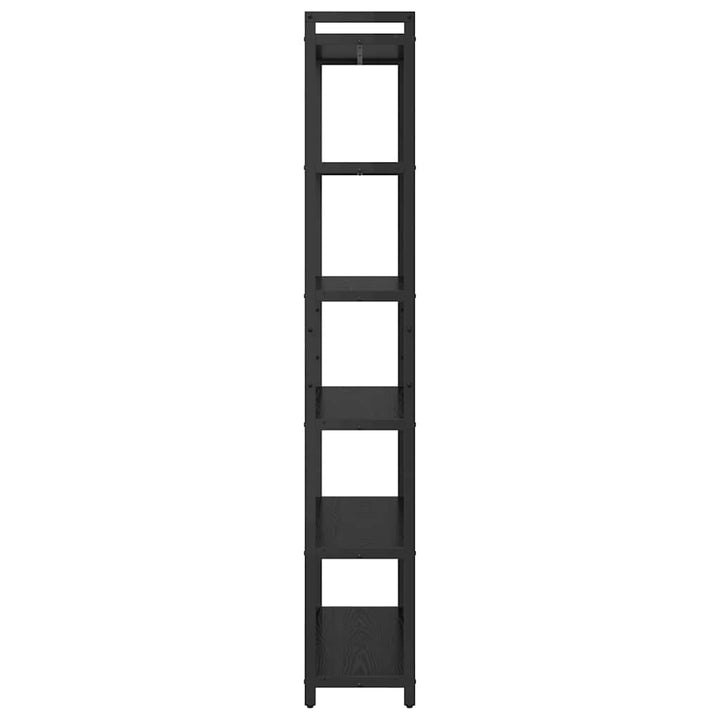 Bogreol Sort eg 80 x 30 x 188 cm Konstrueret træ