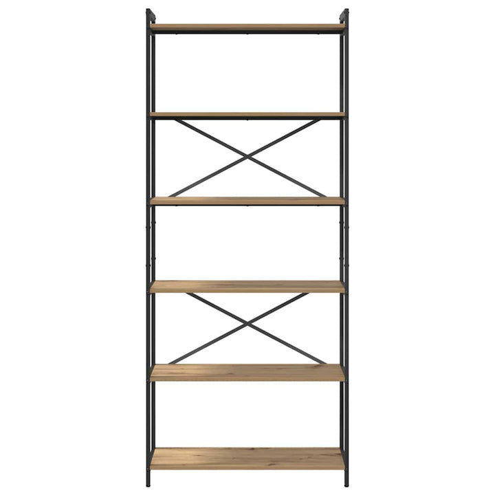 Bogreol artisan eg 80 x 30 x 188 cm Konstrueret træ