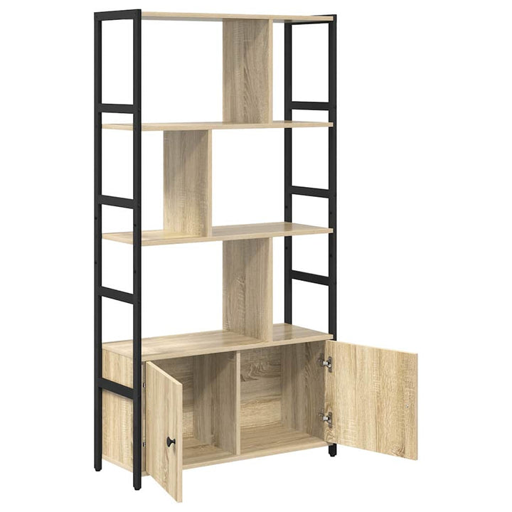 Bogreol Sonoma-eg 80 x 30 x 155,5 cm Konstrueret træ