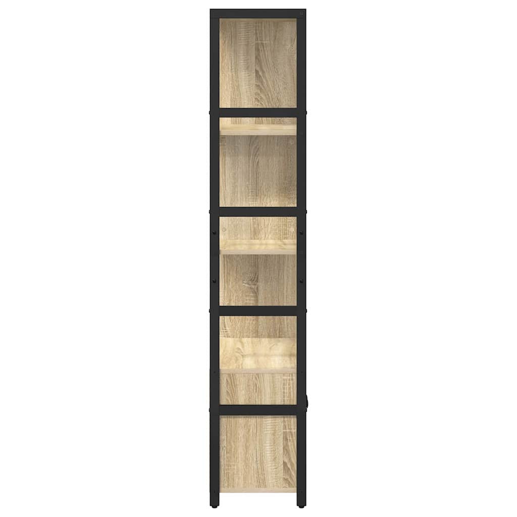 Bogreol Sonoma-eg 80 x 30 x 155,5 cm Konstrueret træ