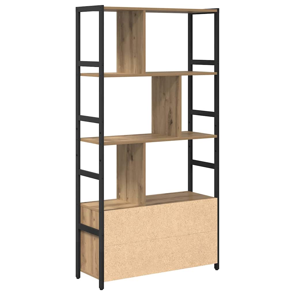 Bogreol artisan eg 80 x 30 x 155,5 cm Konstrueret træ