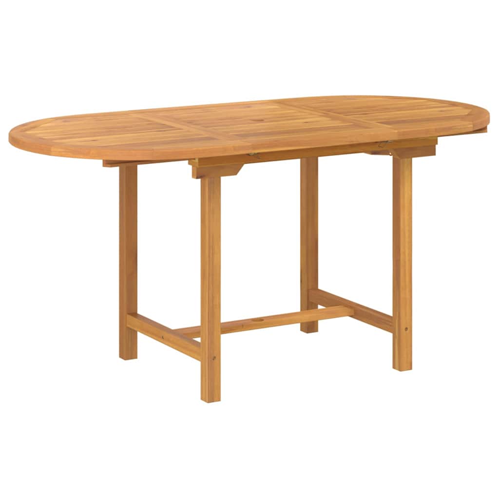 Have Spisebordssæt 5 pcs Brun 160 x 80 x 75 cm Massivt teaktræ