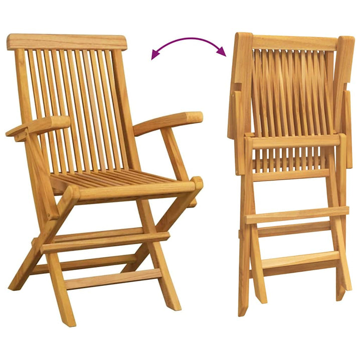 Have Spisebordssæt 7 pcs Brun 160 x 80 x 75 cm Massivt teaktræ
