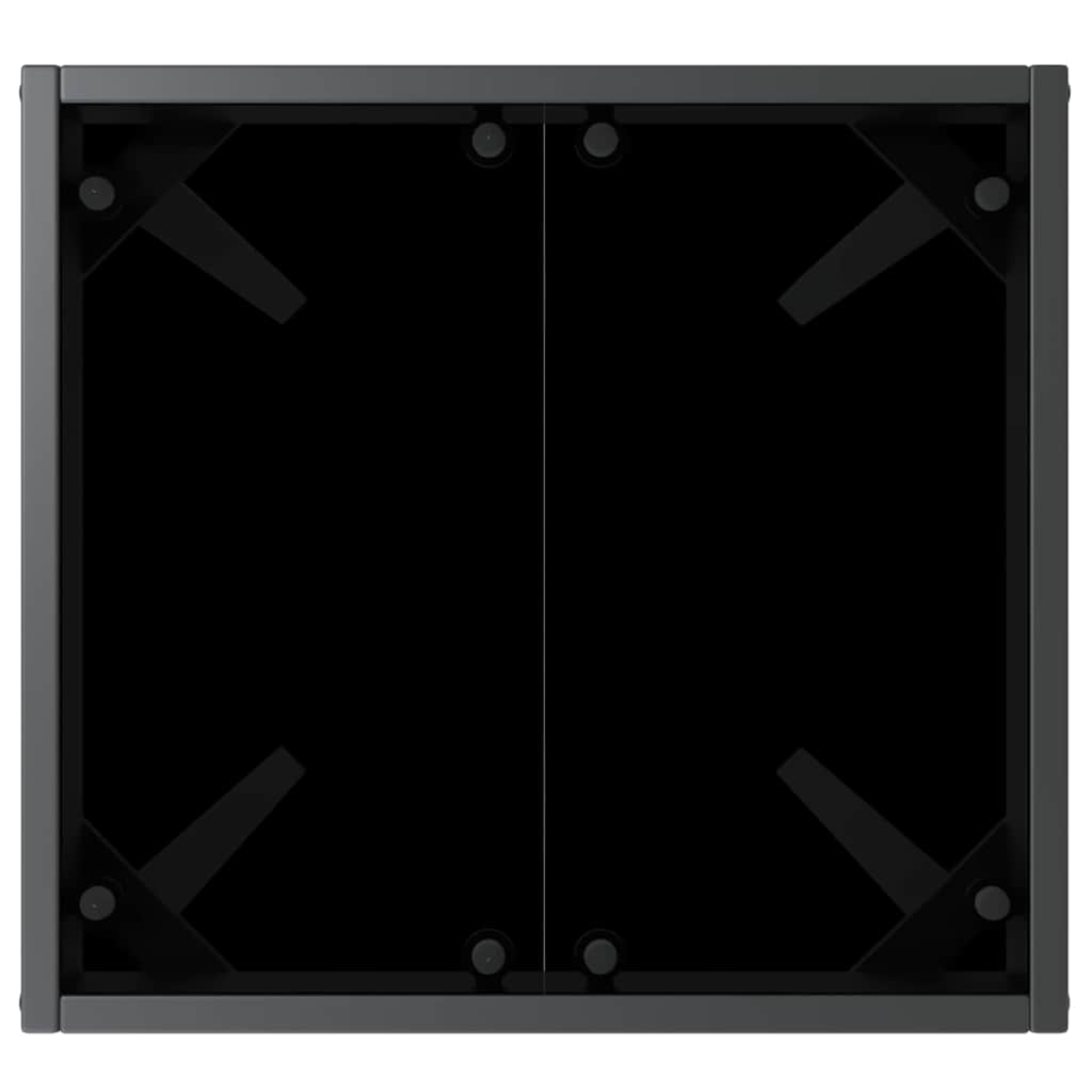 Solsenge 3 pcs Sort og Hvid 40 x 40 x 40.5 cm polyrattan