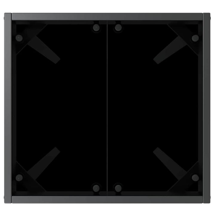 Solsenge 3 pcs Sort og Hvid 40 x 40 x 40.5 cm polyrattan