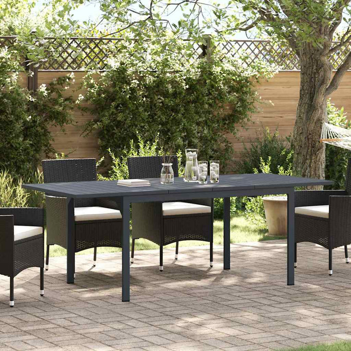 Extension Table 2 pcs Antracit 210 x 90 x 73 cm Stål