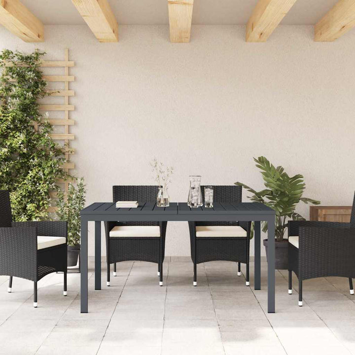 Extension Table 2 pcs Antracit 210 x 90 x 73 cm Stål