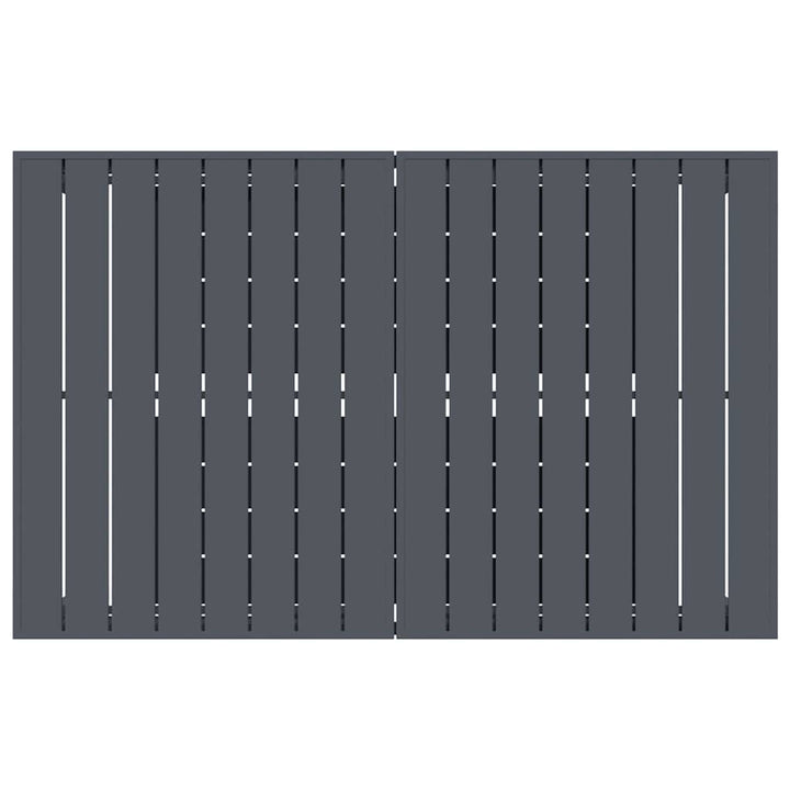 Extension Table 2 pcs Antracit 210 x 90 x 73 cm Stål