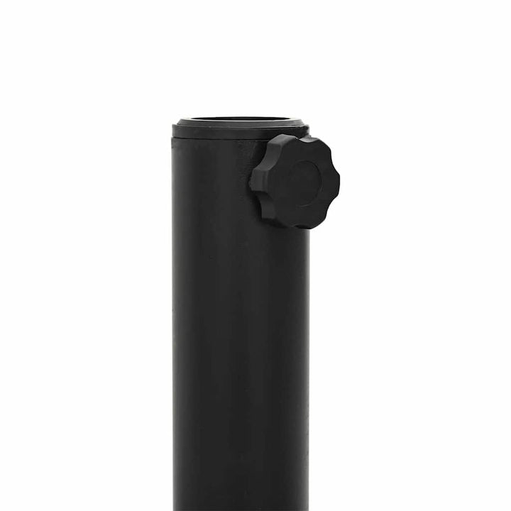 Udendørs parasolfod Indstillelig Sort 45 x 45 x 31 cm Stål