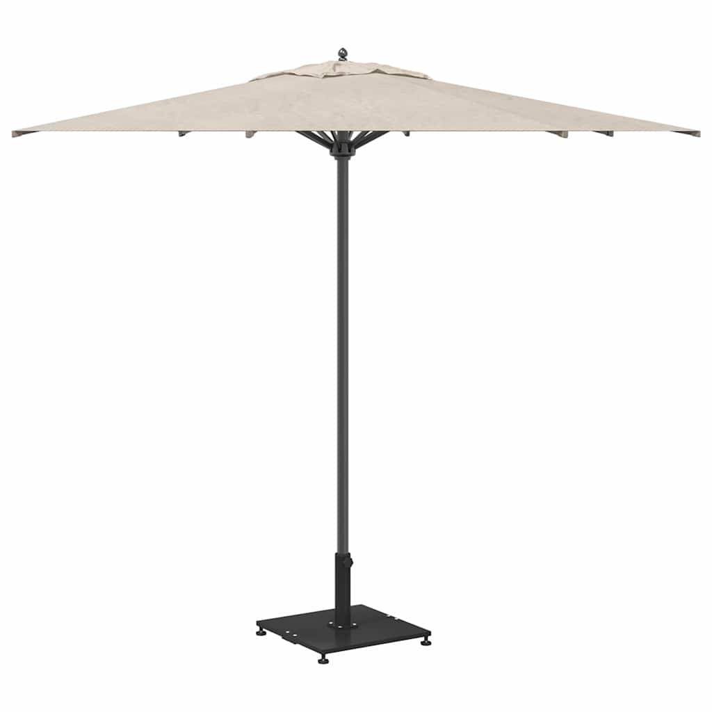 Udendørs parasolfod Indstillelig Sort 45 x 45 x 31 cm Stål