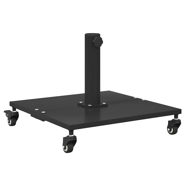 Udendørs parasolfod Sort 45 x 45 x 31 cm Stål