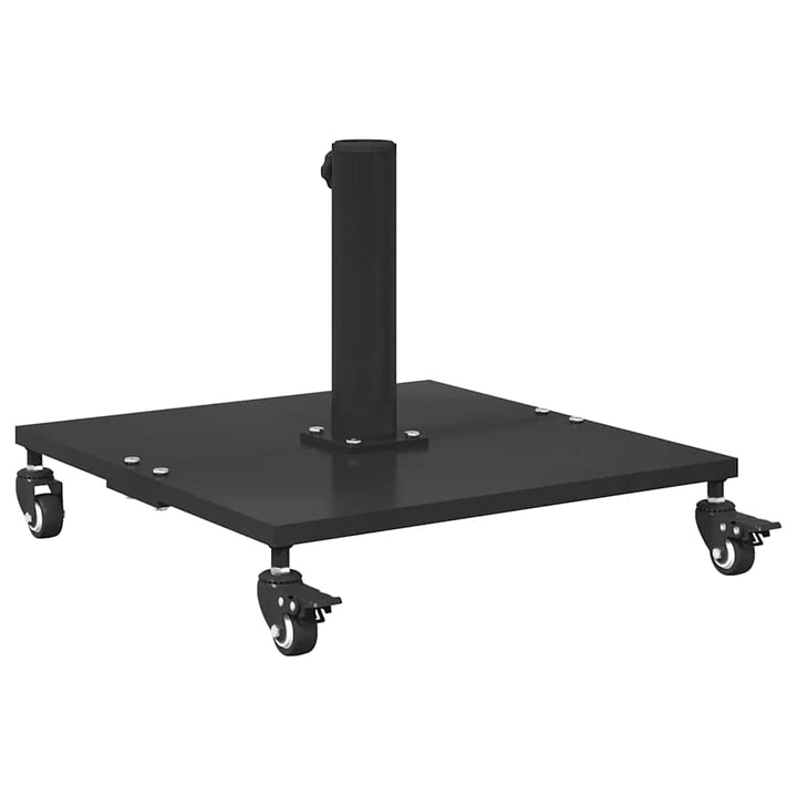 Udendørs parasolfod Sort 45 x 45 x 31 cm Stål
