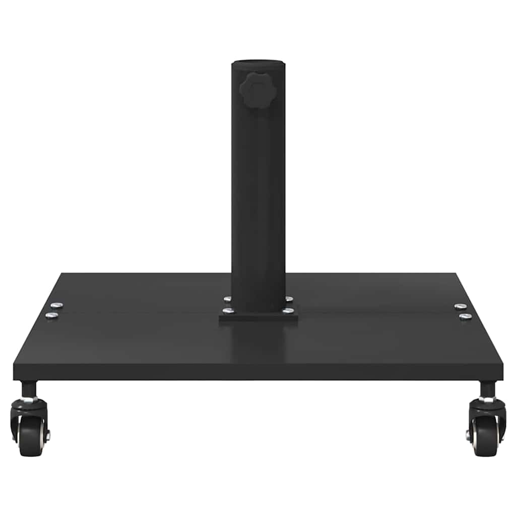 Udendørs parasolfod Sort 45 x 45 x 31 cm Stål