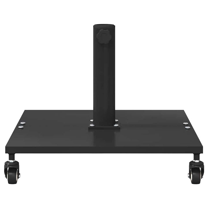 Udendørs parasolfod Sort 45 x 45 x 31 cm Stål