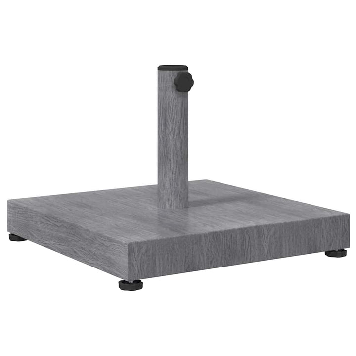 Udendørs parasolfod Mørk grå træ-look 45 x 45 x 31.5 cm