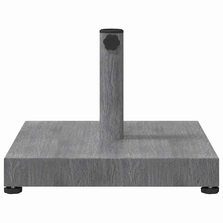Udendørs parasolfod Mørk grå træ-look 45 x 45 x 31.5 cm