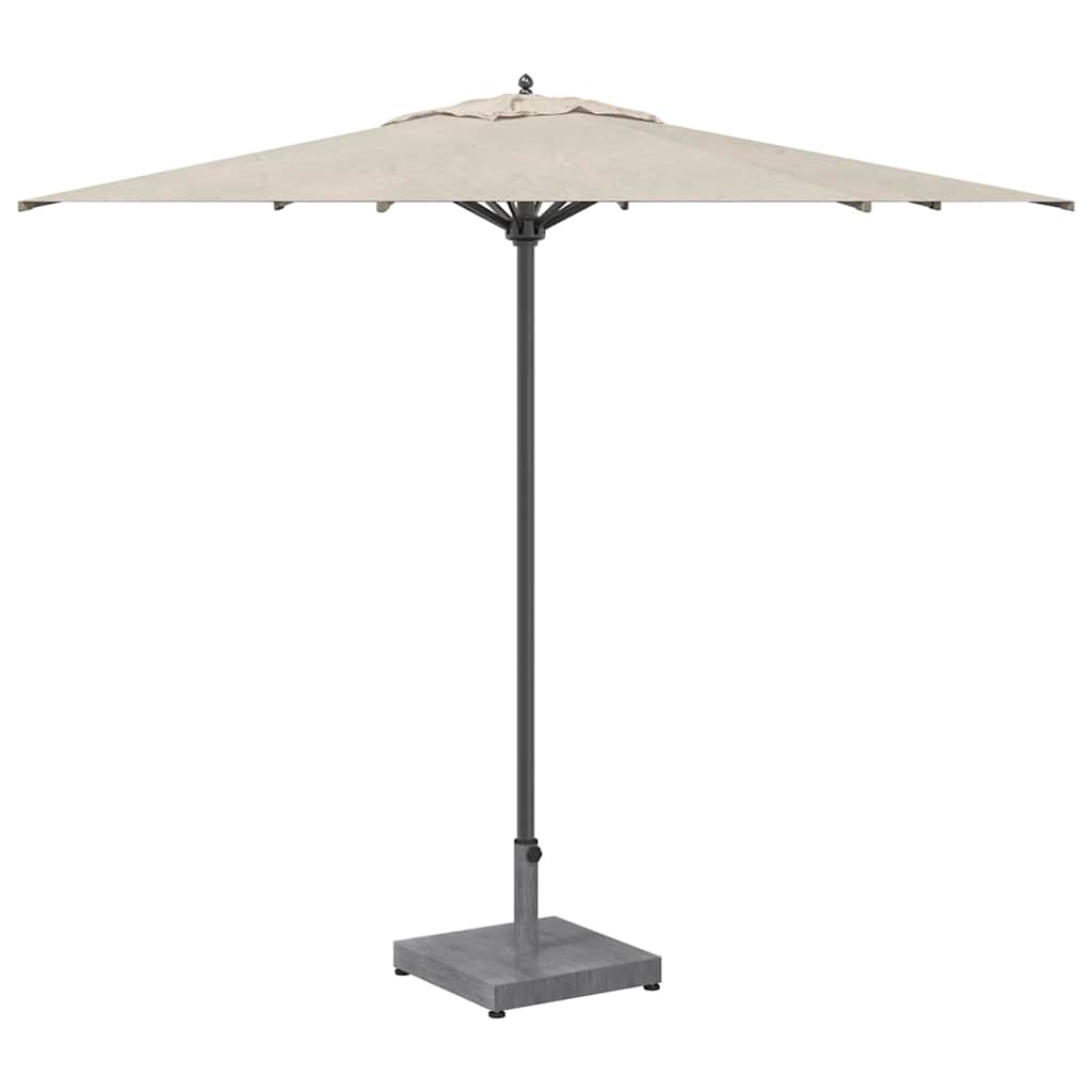Udendørs parasolfod Mørk grå træ-look 45 x 45 x 31.5 cm