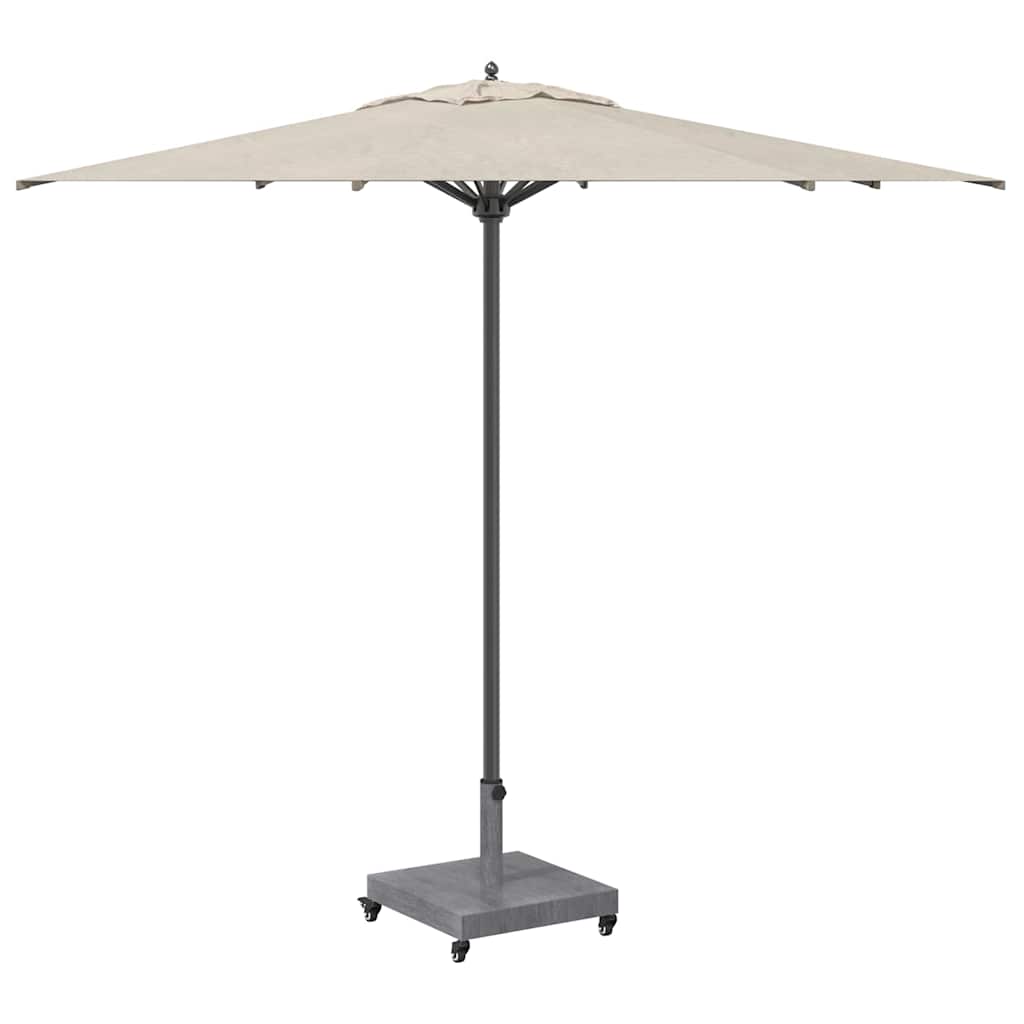Udendørs parasolfod Mørk grå træ-look 45 x 45 x 31.5 cm