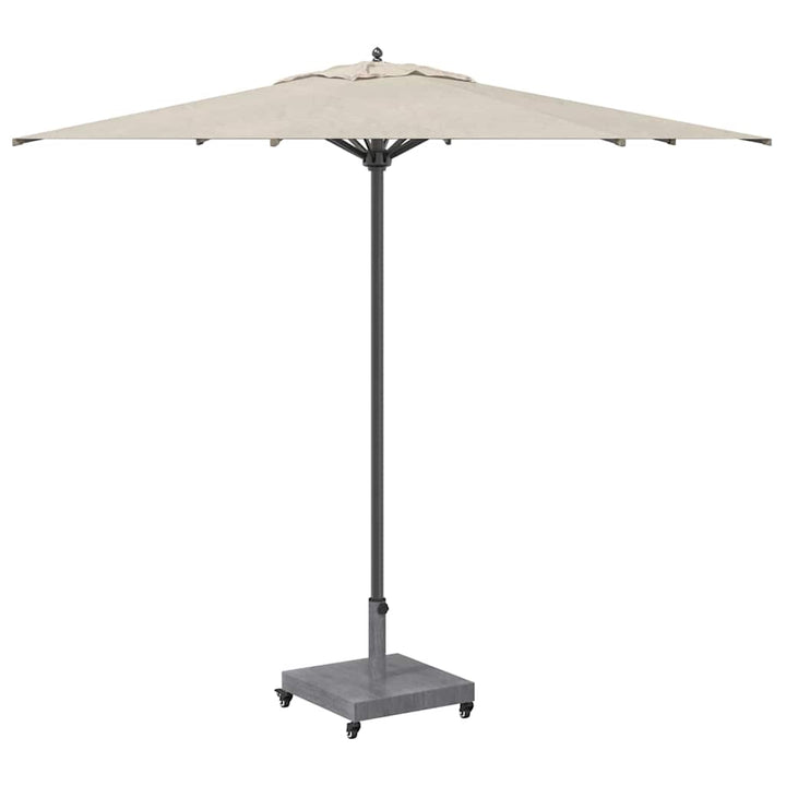 Udendørs parasolfod Mørk grå træ-look 45 x 45 x 31.5 cm