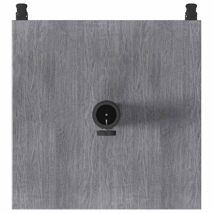 Udendørs parasolfod Mørk grå træ-look 45 x 45 x 31.5 cm