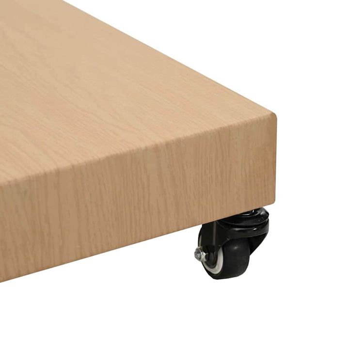 Udendørs parasolfod Lyst træ 45 x 45 x 31.5 cm Stål, Beton