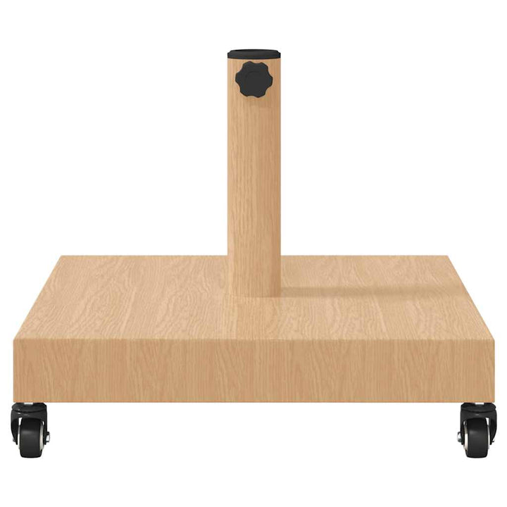 Udendørs parasolfod Lyst træ 45 x 45 x 31.5 cm Stål, Beton