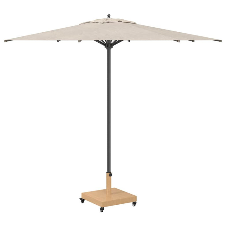 Udendørs parasolfod Lyst træ 45 x 45 x 31.5 cm Stål, Beton