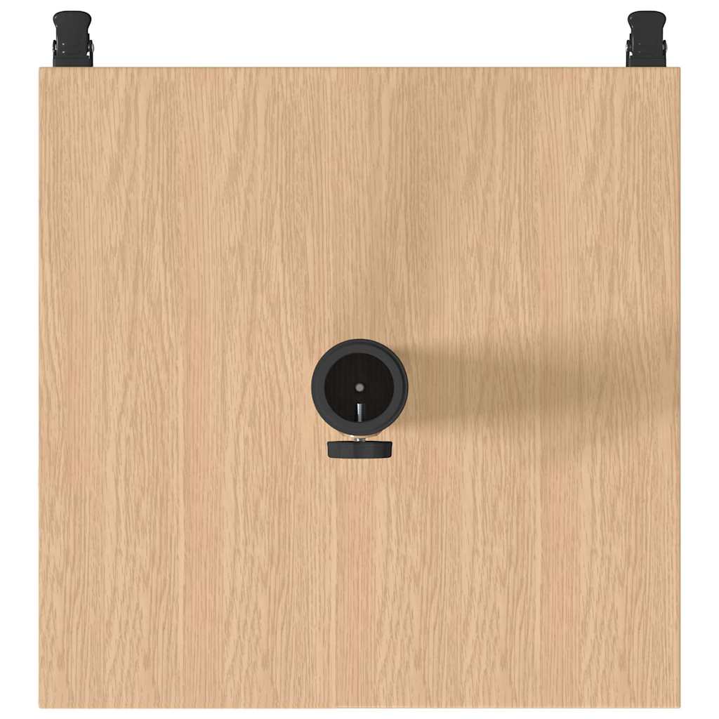 Udendørs parasolfod Lyst træ 45 x 45 x 31.5 cm Stål, Beton