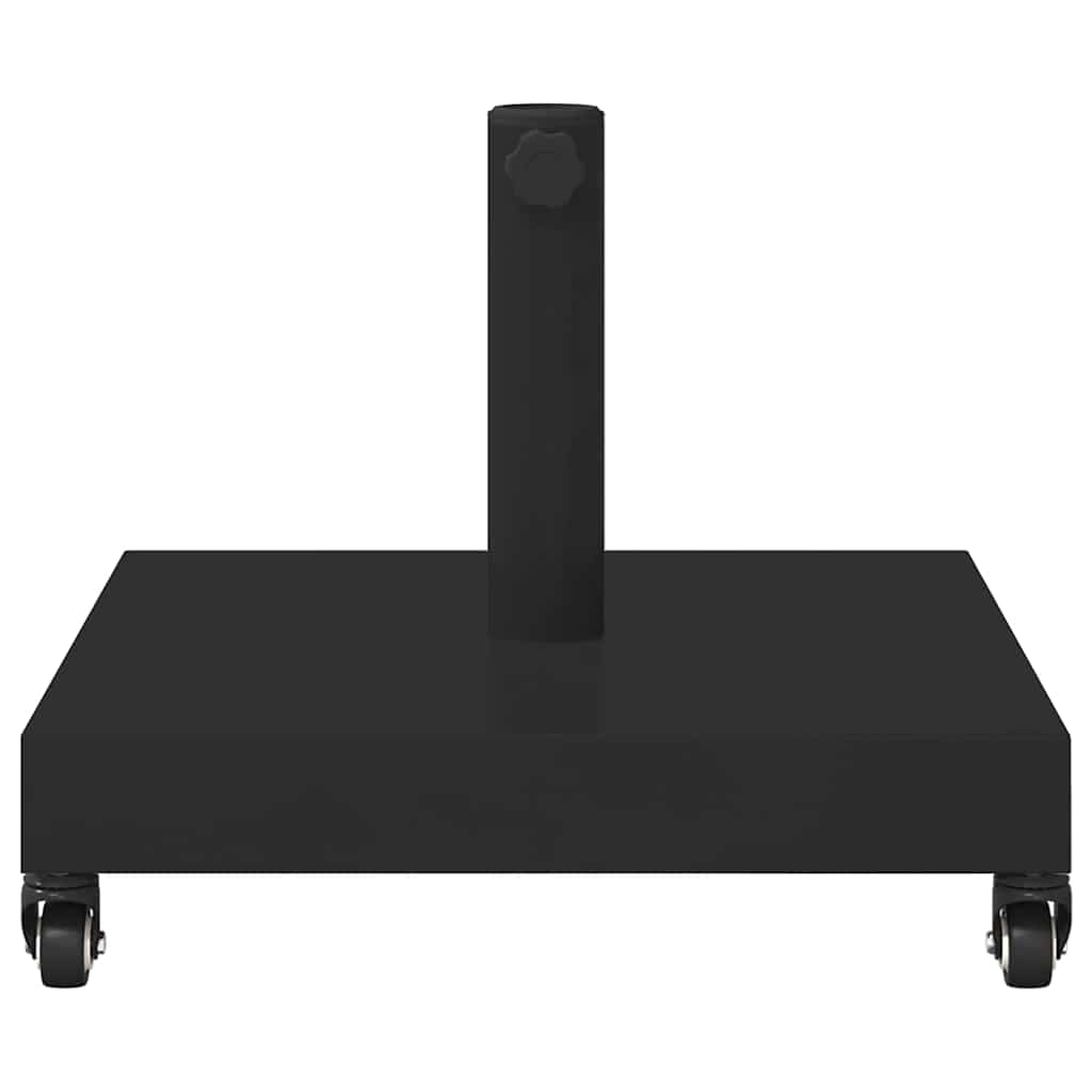 Udendørs parasolfod Sort 45 x 45 x 31.5 cm Stål, Beton