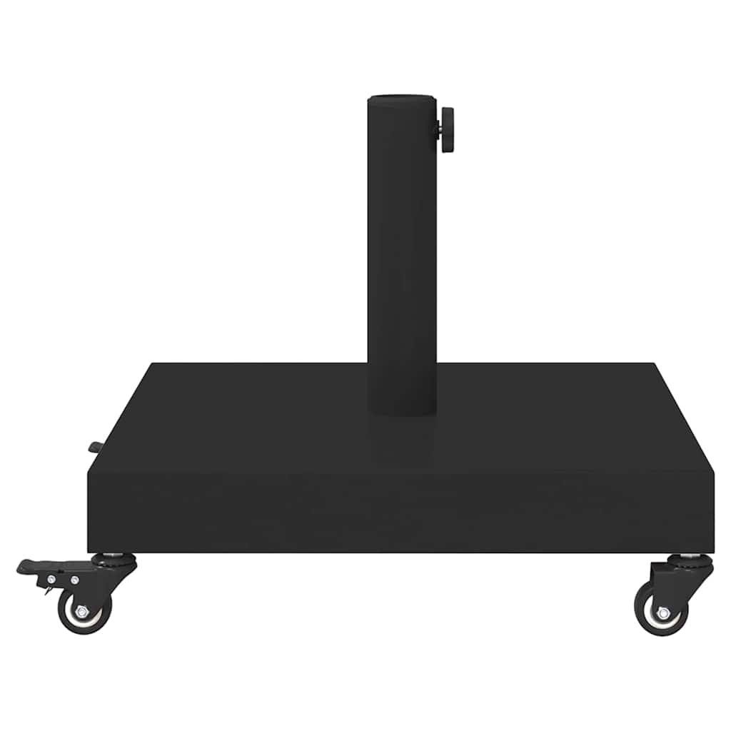 Udendørs parasolfod Sort 45 x 45 x 31.5 cm Stål, Beton