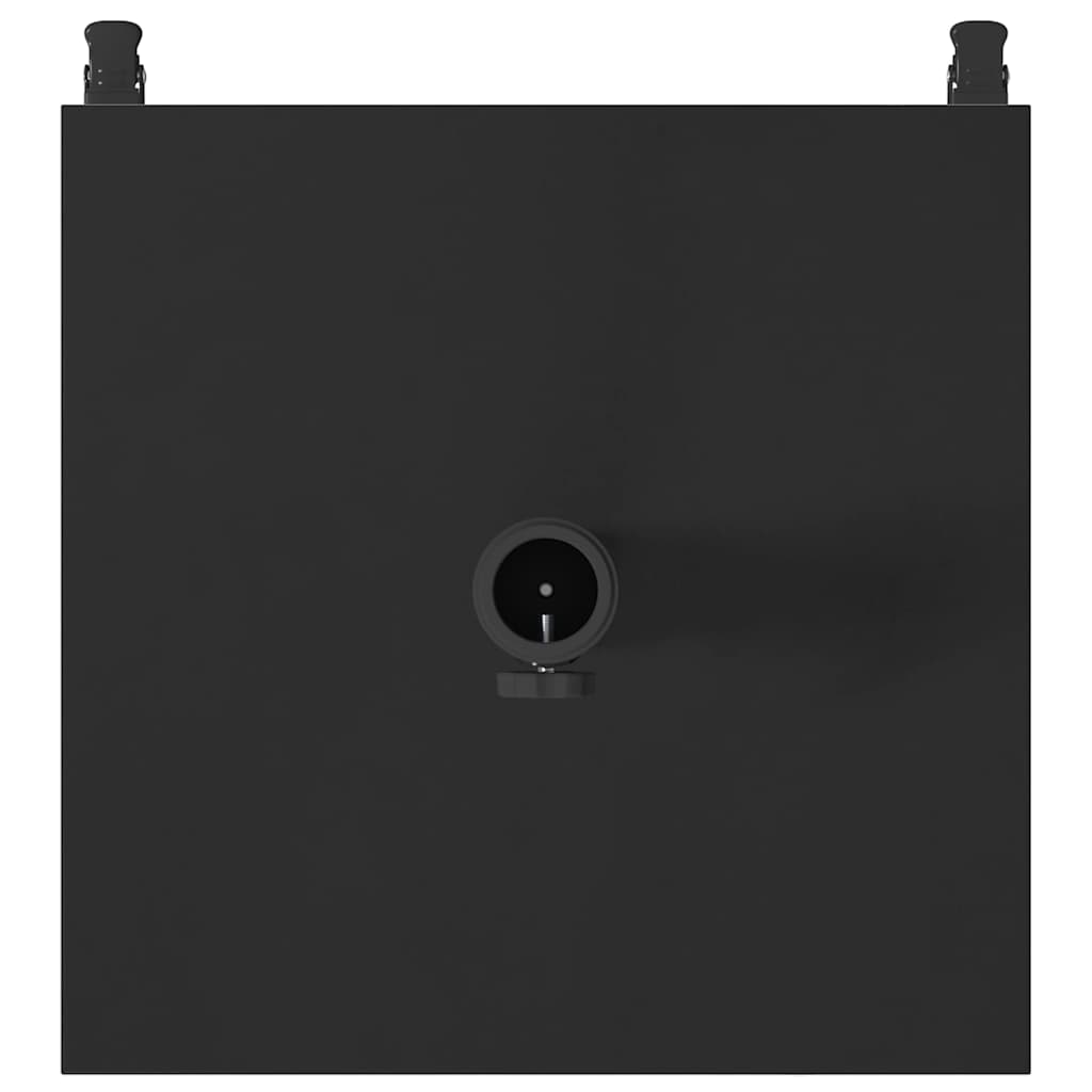 Udendørs parasolfod Sort 45 x 45 x 31.5 cm Stål, Beton