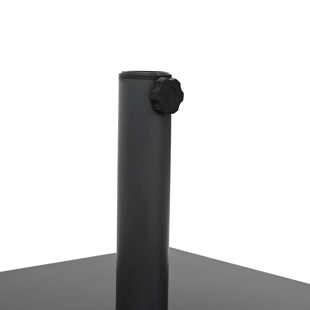 Udendørs parasolfod Mørkegrå 45 x 45 x 31.5 cm Stål, Beton