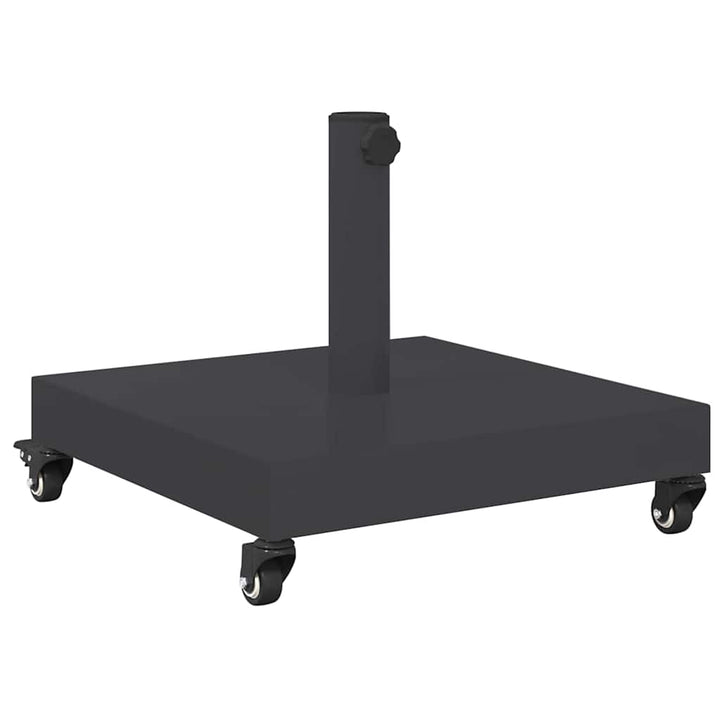 Udendørs parasolfod Mørkegrå 45 x 45 x 31.5 cm Stål, Beton
