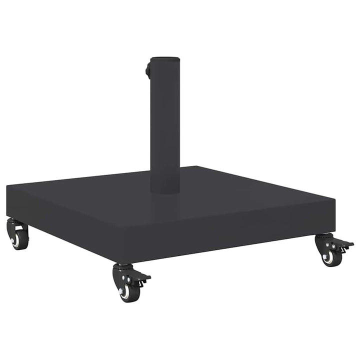 Udendørs parasolfod Mørkegrå 45 x 45 x 31.5 cm Stål, Beton
