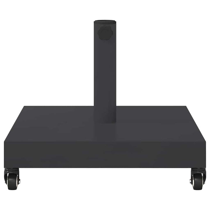 Udendørs parasolfod Mørkegrå 45 x 45 x 31.5 cm Stål, Beton