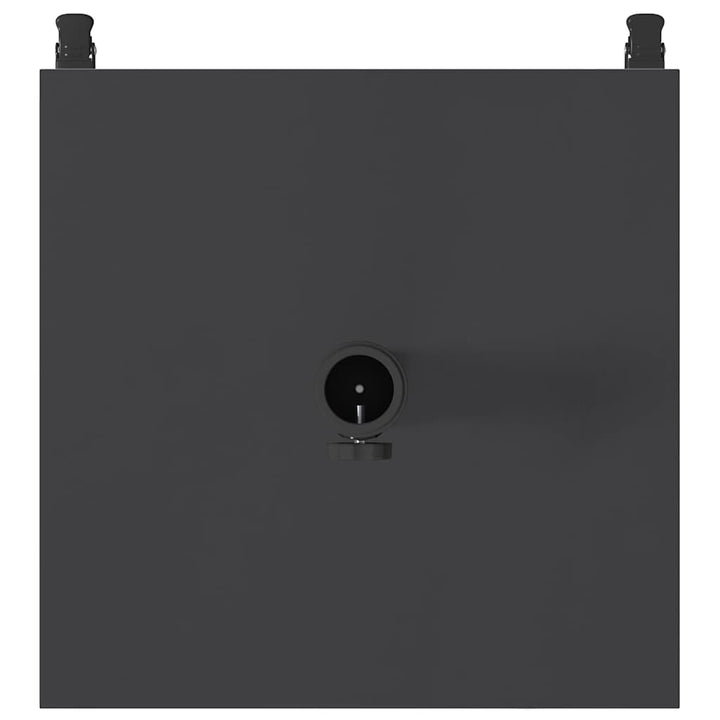 Udendørs parasolfod Mørkegrå 45 x 45 x 31.5 cm Stål, Beton