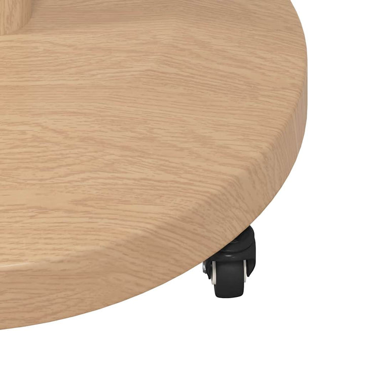 Udendørs parasolfod Lyst træ 48 x 48 x 32 cm Stål, Beton