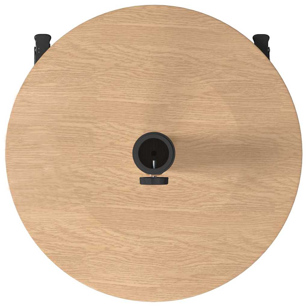 Udendørs parasolfod Lyst træ 48 x 48 x 32 cm Stål, Beton