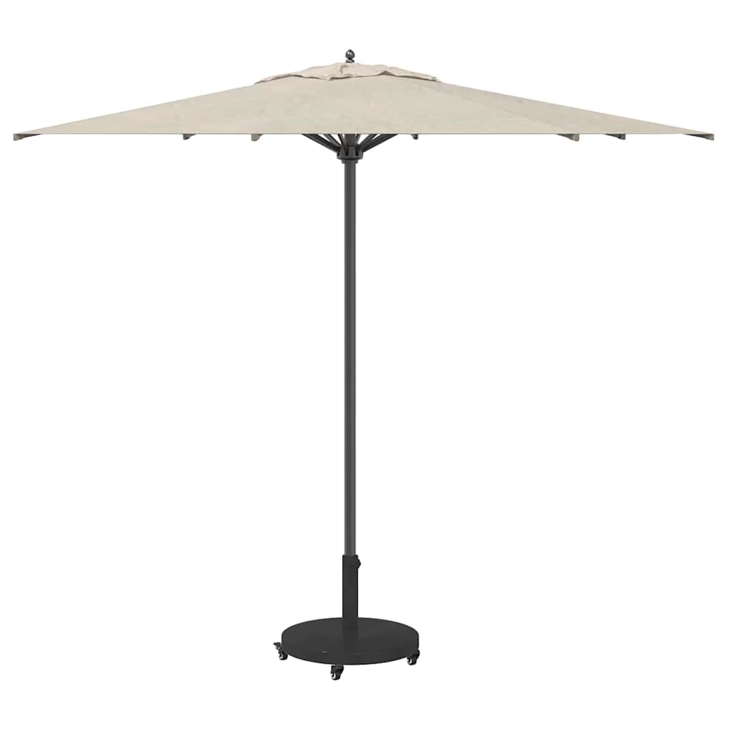Udendørs parasolfod Sort 48 x 48 x 32 cm Stål, Beton