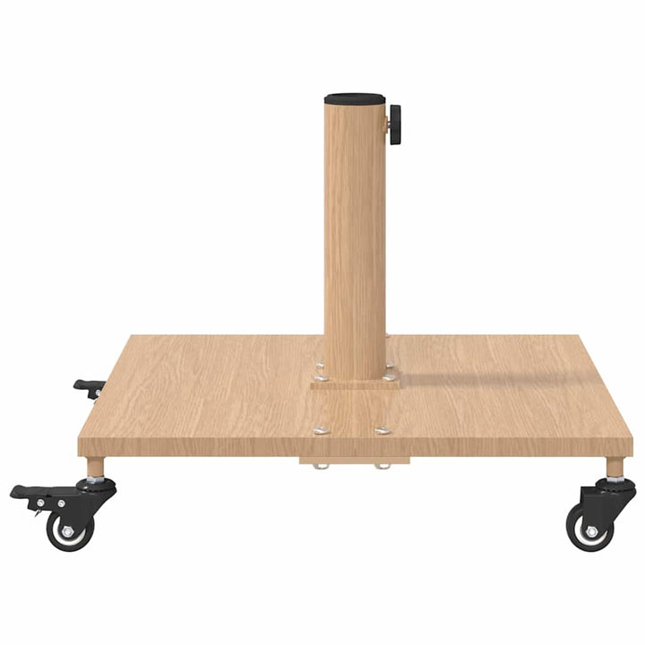 Udendørs parasolfod Lyst træ 45 x 45 x 31 cm Stål