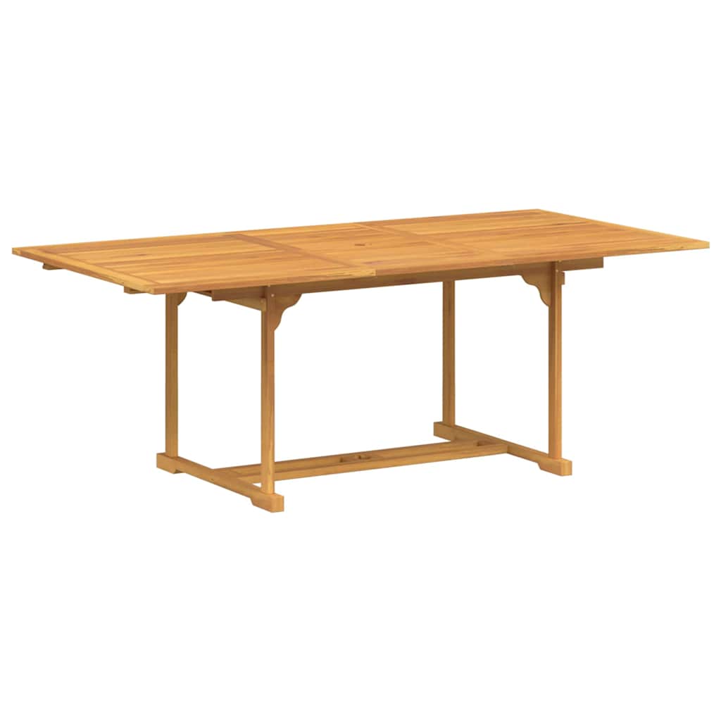 Have Spisebordssæt 7 pcs Brun 200 x 100 x 75 cm Massivt teaktræ