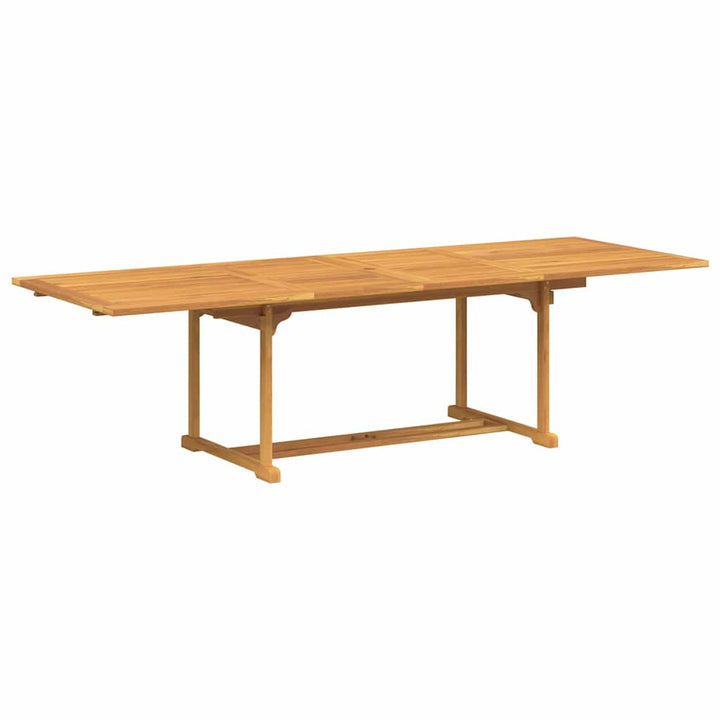 Have Spisebordssæt 9 pcs Brun 280 x 100 x 75 cm Massivt teaktræ