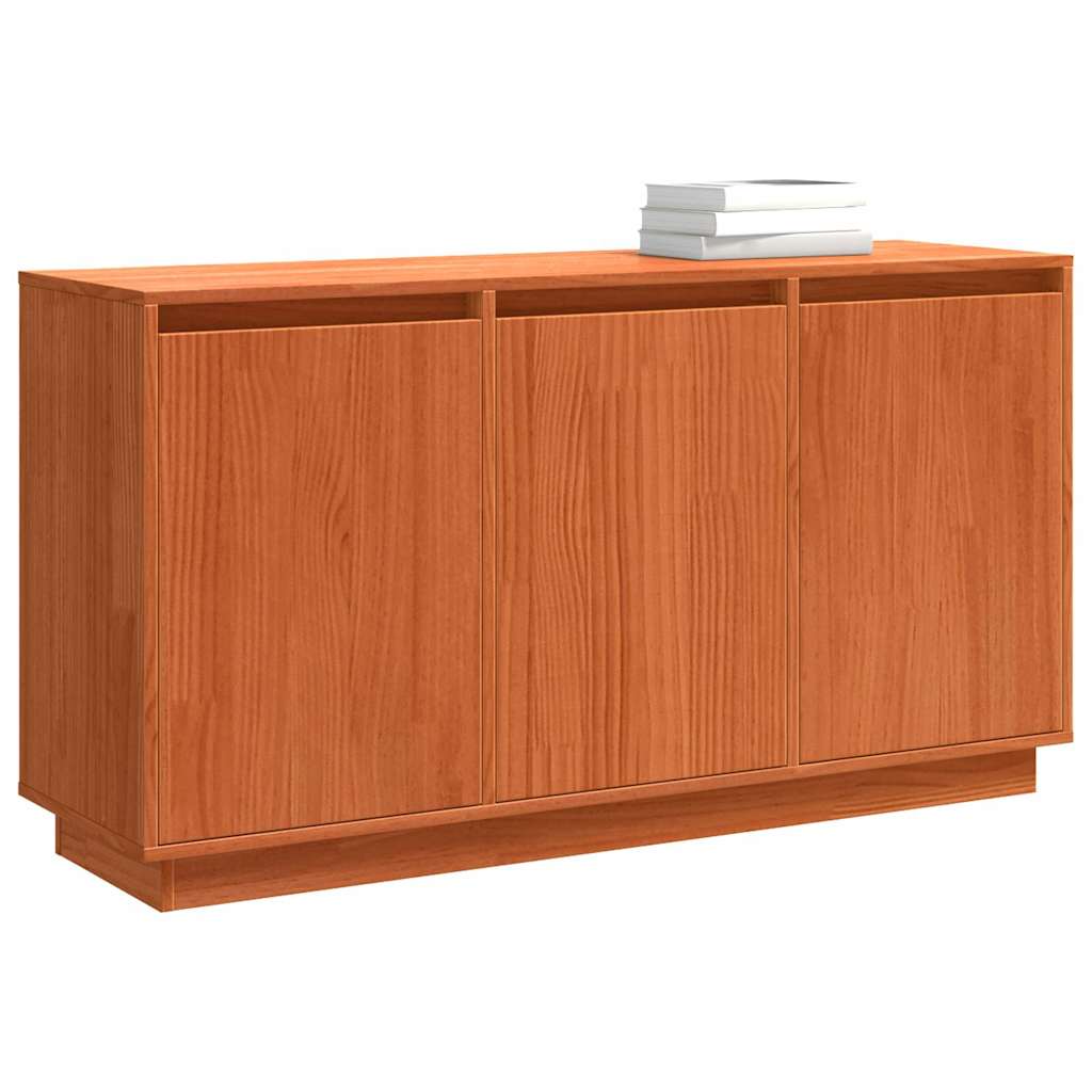 Sideboard Brun 111 x 34 x 60 cm Massivt fyrretræ
