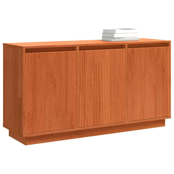 Sideboard Brun 111 x 34 x 60 cm Massivt fyrretræ